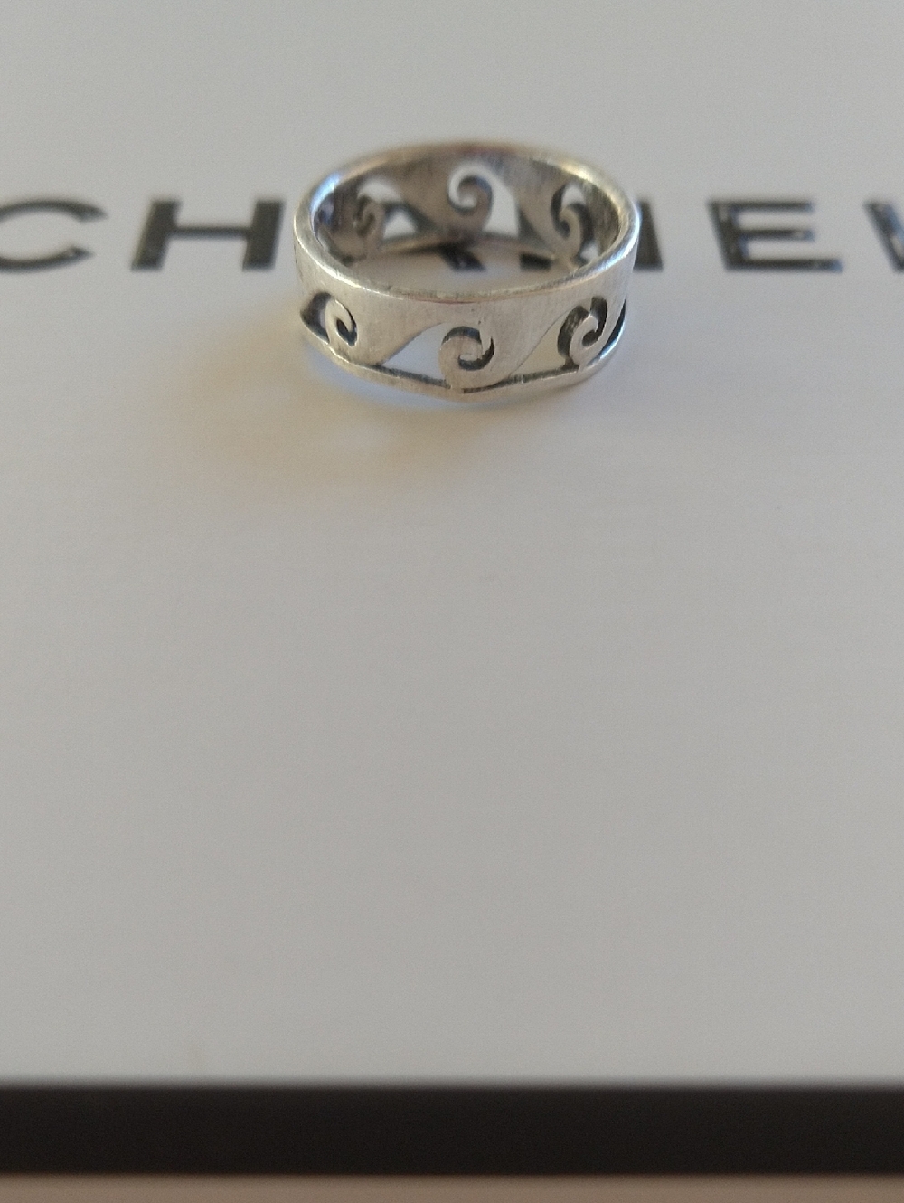 925 Sterling Silver Wave 🌊 Ring
